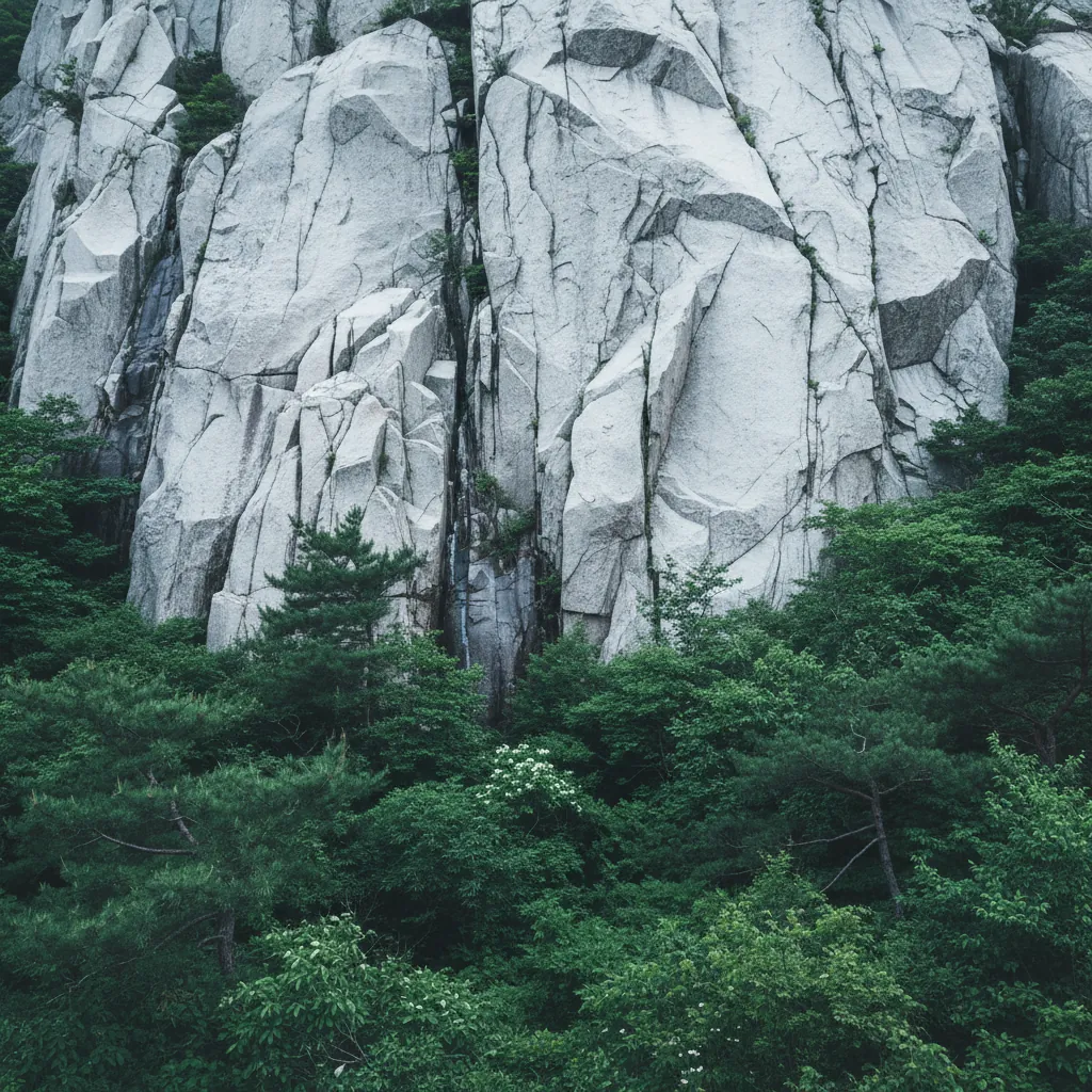봉황자연휴양림 숲 전경