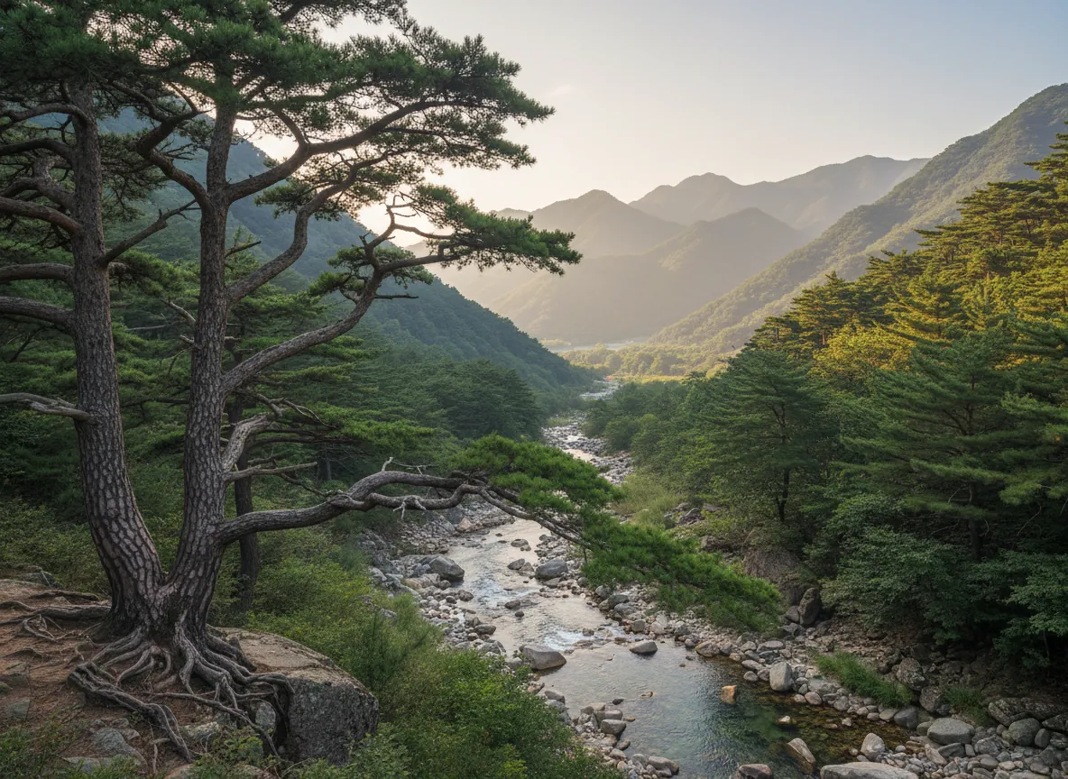 와룡자연휴양림 주변 숲길